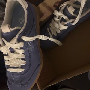 Ryka Lavender-Blue and White Women's Athletic Sneakers